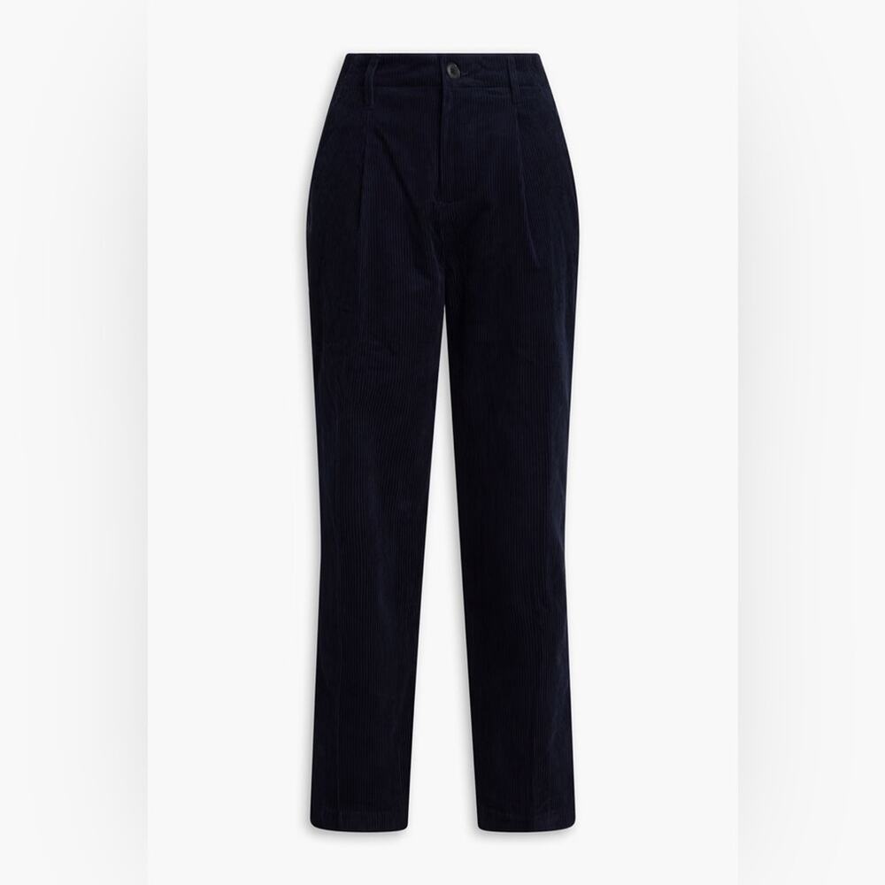 Tuckernuck Alex Mill Boy Pant in Rugged‎ Corduroy Navy blue high rise - Picture 3 of 8
